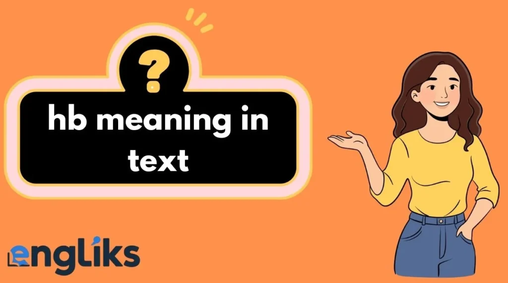 hb meaning in text