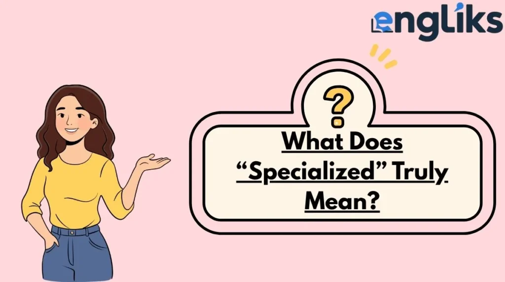 What Does “Specialized” Truly Mean?